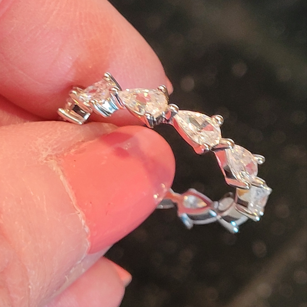 SOLD ELEWHERE Swarovski Zirconia Eternity Ring NWOT